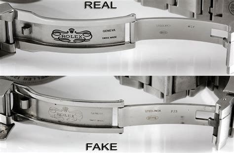 fake rolex metal strap|how to spot a real rolex.